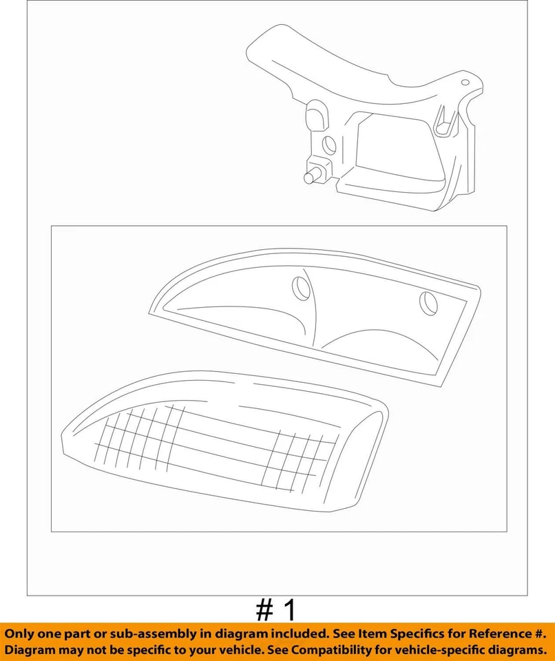 FARO CHEVROLET CAVALIER 95-99 16523441 - NUEVO OEM Foto 4 de 4