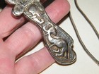 Antique Unique STERLING SILVER  TIBETAN AMULET PENDANT NECKLACE 20" Chain 925 — photo 10