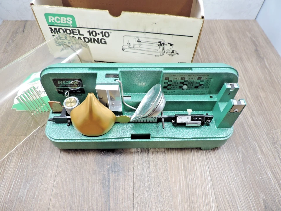 Escala de recarga RCBS modelo 10-10 09073 en caja original con instrucciones Foto 4 de 4