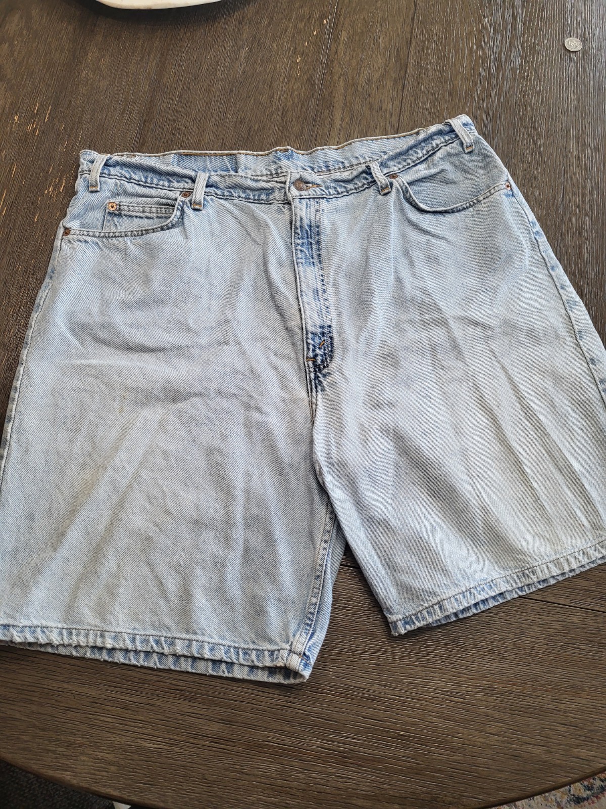 Vintage Rare 90s Levi’s 550 Mens 42 Shorts Jorts Orange Tab Baggy Denim 03/95