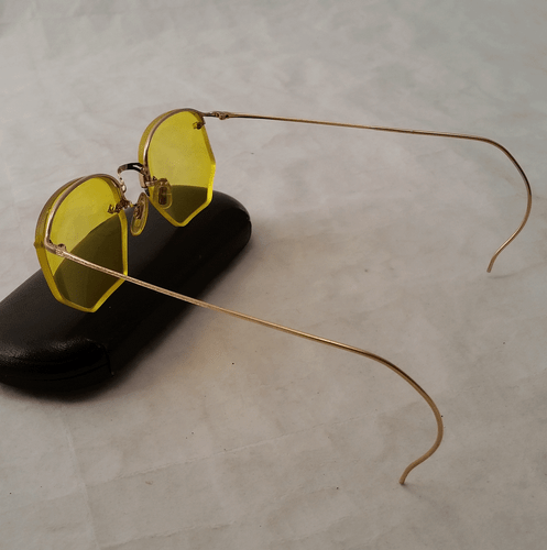 AO Rimway Ful-Vue 12k Gold Fill True Antique Brille & Etui - Bild 10 von 12