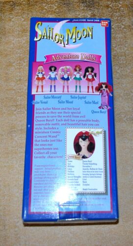 SAILOR MOON MARS MERCURY JUPITER BERYL 6" Vintage Puppe Irwin Lot versiegelt - Bild 6 von 13