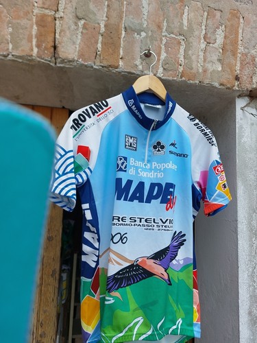 MAGLIA SHIRT MAILLOT Mapei CICLISMO CYCLISM BICI STELVIO 2006 MAPEI tg. 50 - Foto 2 di 10