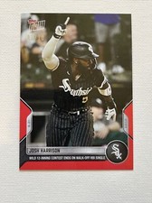 2022 MLB Topps NOW 384 JOSH HARRISON WALK OFF HIT CHICAGO WHITE SOX RED 1/10