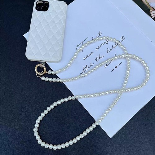 Hand-beaded Mobile Phone Lanyard Crossbody Phone Long Strap Phone Case - 第 5/12 張圖片