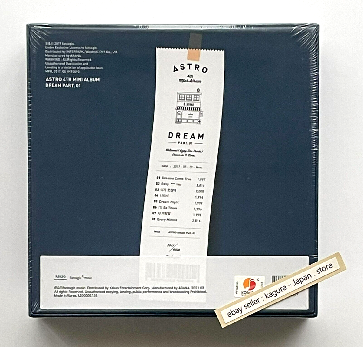 ASTRO Dream Part 01 Day & Night ver. Set of 2 / 4th Mini Album