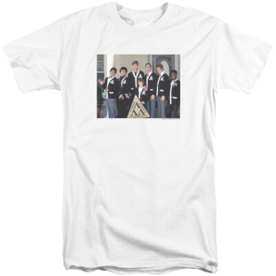 Revenge of the Nerds Nerd Group T Shirt Mens Licensed Movie Tee Tri Lambda White