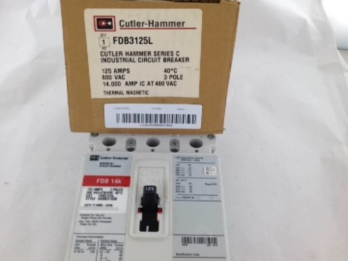 FDB3125L SERIES C NEMA F-FRAME MOLDED CASE CIRCUIT BREAKER; TYPE FDB - Picture 3 of 5