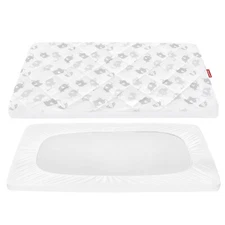 Quilted Pack N Play Mattress Pad Cover Fits Graco Playard/Mini Crib 39"×27"×5"