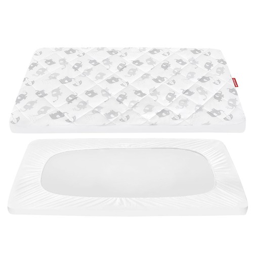 Quilted Pack N Play Mattress Pad Cover Fits Graco Playard/Mini Crib 39