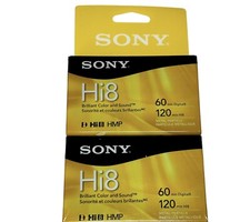 Sony Hi8 120 Min Digital8 60 Min HMP 2 Pack Camcorder Cassette Tapes New Sealed