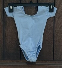 LEOTARD BOUTIQUE Toddler Leotards Lot of 2 Blue Short Sleeve 12-24 Months EUC