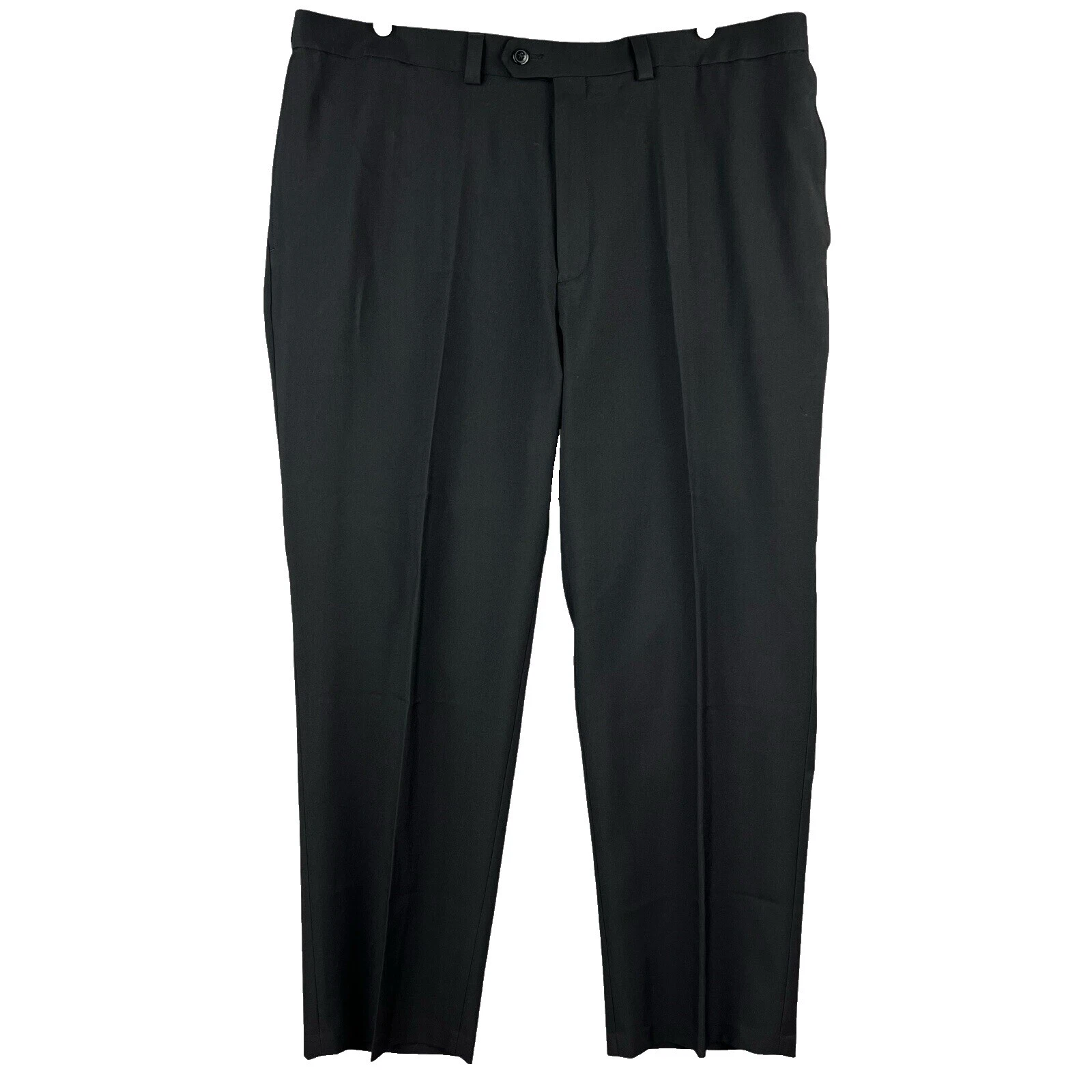 Haggar Polyester Pants Black for Men