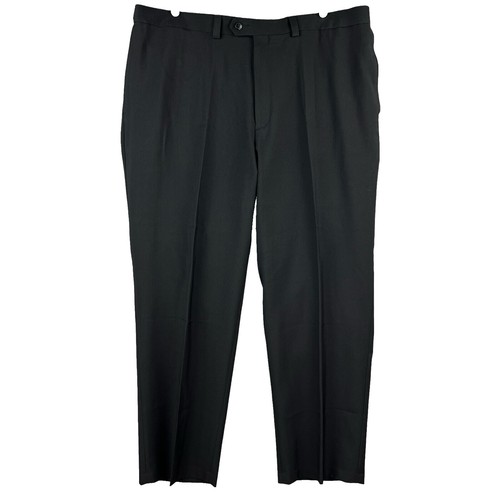slim fit dress slacks Haggar Premium Comfort Dress Pants, Pleated Front in Dark Chocolate