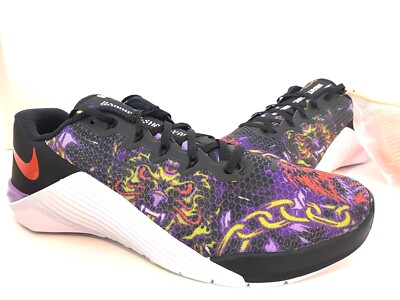 Nike Metcon 5 Black/Bright Cactus/Purple Nebula Sz 13, Never worn Amazon.com | Nike Metcon 5, Unisex-Adult Sneakers, Black  main image 4