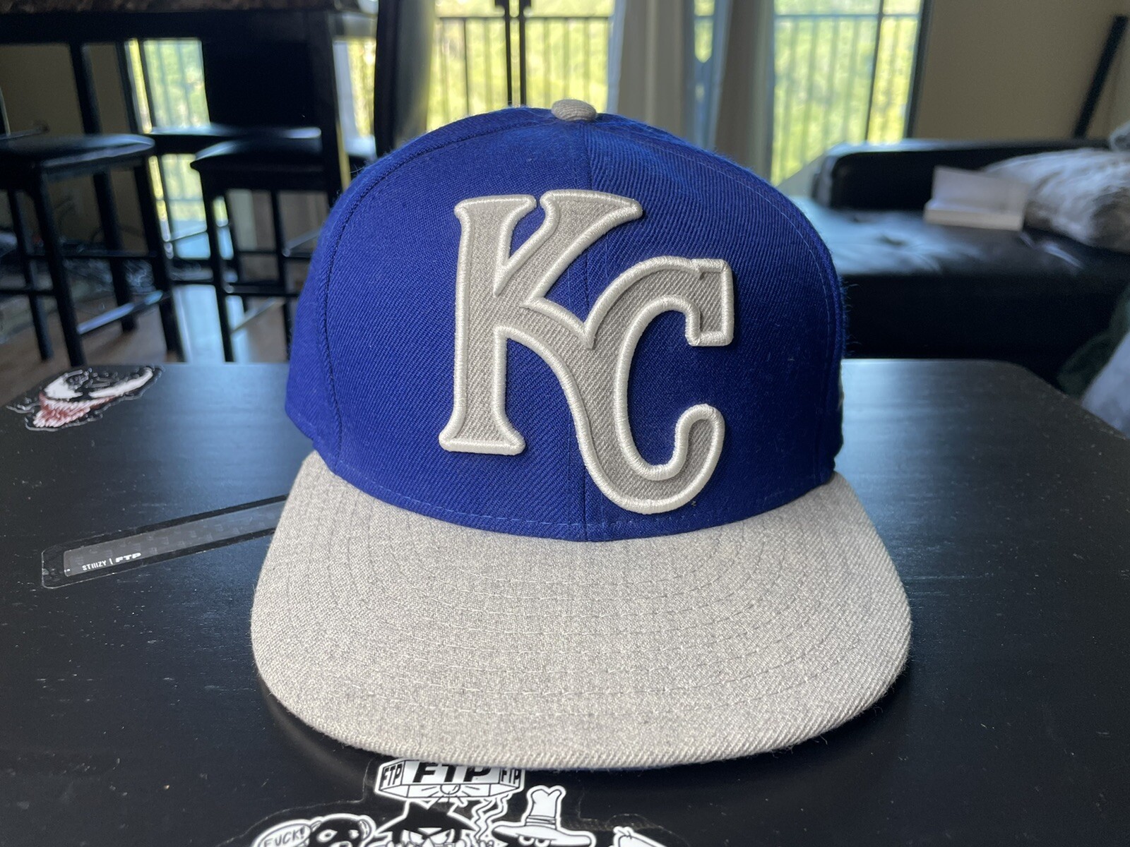 Kansas City Royals Big Logo New Era Fitted hat XL KC 7 1/2 eBay