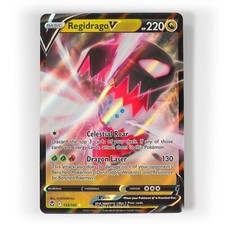 Pokemon - Regidrago V - 135/195 - SWSH Silver Tempest - Half Art Card