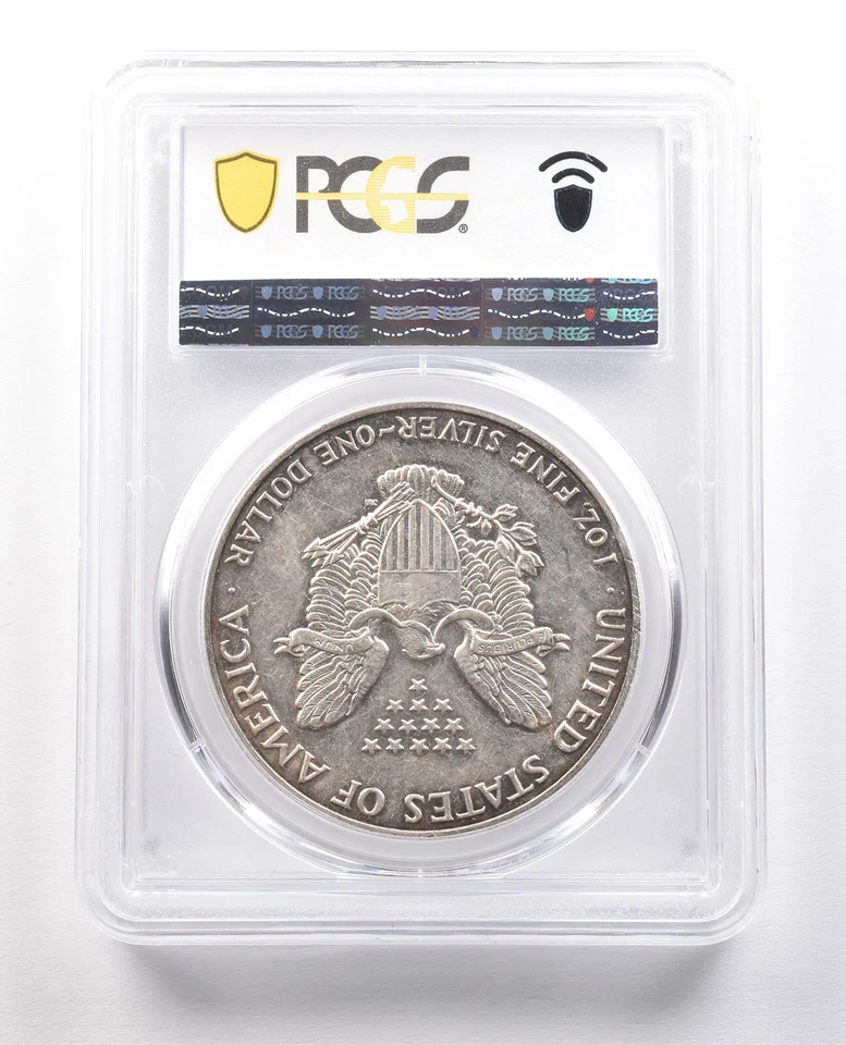 1989 American Silver Eagle AU53 PCGS Lowball Registry Set *1445 - Image 2 of 3