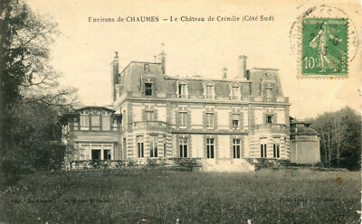 STROHHALME IN BRIE Das Schloss von Crénillé Südseite PLUS eine Karte ANGEBOT