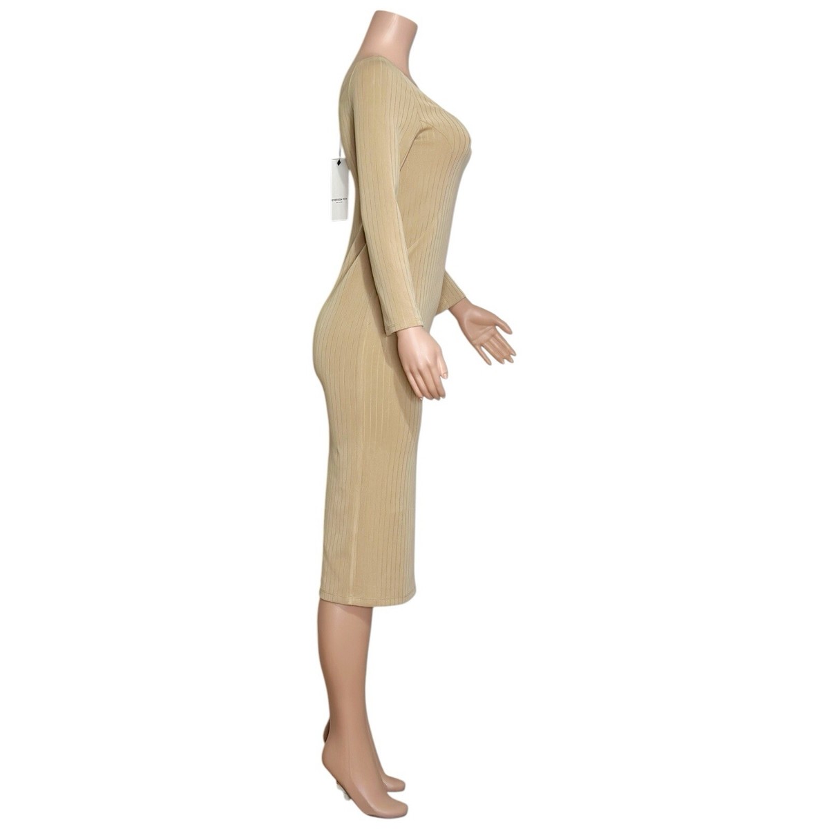 emerson fry layering dress $238 NWT Long Sleeve Dress, Sand, Small Luxury Evening Dresses