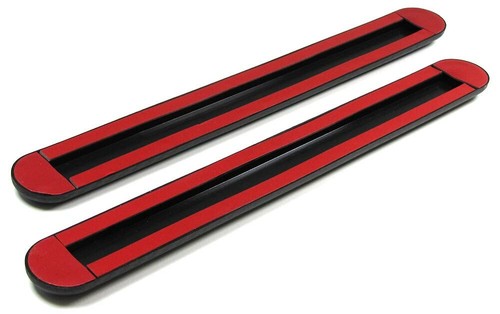 Stoßstangen Schutz Streifen flexibel zum kleben universal 306x35mm Carbon - Bild 4 von 5