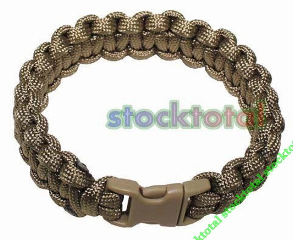 PULSERA PARACORD COYOTE 100% POLIESTER  1,9 cm ANCHO TALLA L  28163R MF3