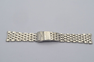 BREITLING OLD NAVITIMER PILOTBAND 22MM 431A TOP ZUSTAND VINTAGE RAR  POLIERT 2