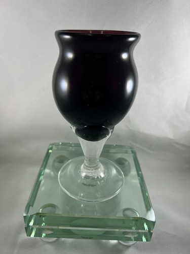PEET ROBISON 1975 ARTISTA FIRMATO raro e splendido set di 4 calici da vino - Foto 8 di 12
