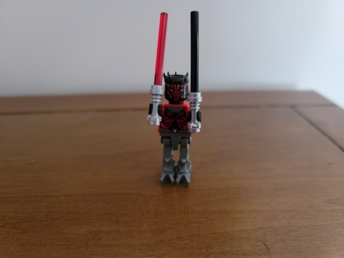 Lego Star Wars Darth Maul Mechanical Legs Minifigure with 2 Sabers