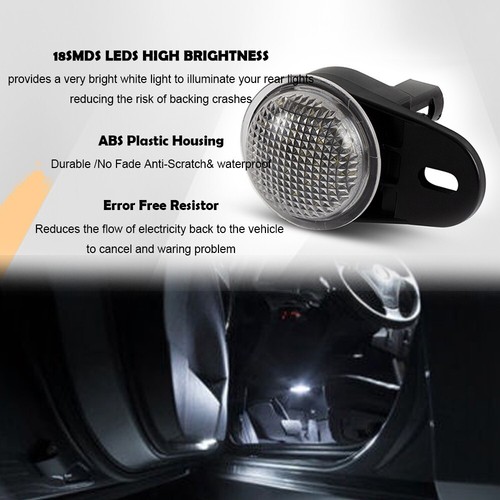 Luces de cortesía interiores LED para puerta de coche Dodge Ram Durango Nitro 68395784AA 6000K - Imagen 7 de 10