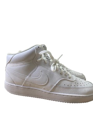 Vision triple tested 15×30 Nike Court Vision Mid 'Triple White' CD5466-100