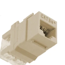 Lot of 13 Legrand Cat5e RJ45 Keystone Connectors New Light Almond WP3450-LA