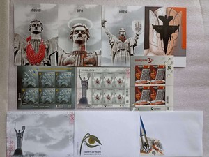 sheet Stamps Fighters of evil F16