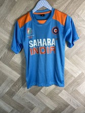 India cricket World cup 2011 replica shirt SAHARA INDIA Small