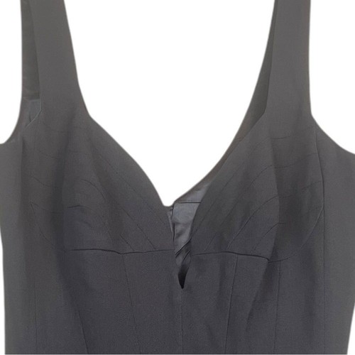 NWT Bardot Marlowe Fit & Flare Corset Minidress in Black Sz Small - Picture 14 of 16