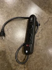 GE Surge Protector 3 Protected Outlets 2 Charging USB Ports