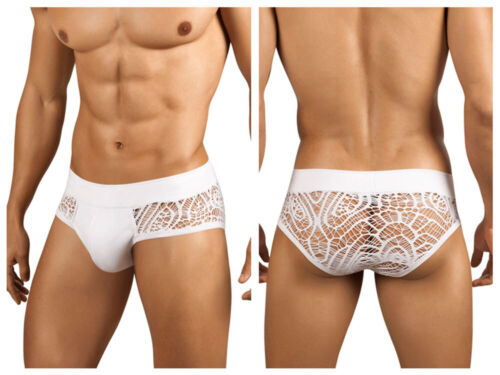 Calzoncillos encaje sensuales - blancos grandes - ropa erótica para hombre | eBay