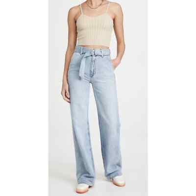 Joe's Jeans The Belted Wide Leg Jeans in Tatra Size 26