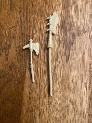 Vintage He-Man MOTU CASTLE GRAYSKULL Weapons Rack Weapon Lot of 2 Accessory