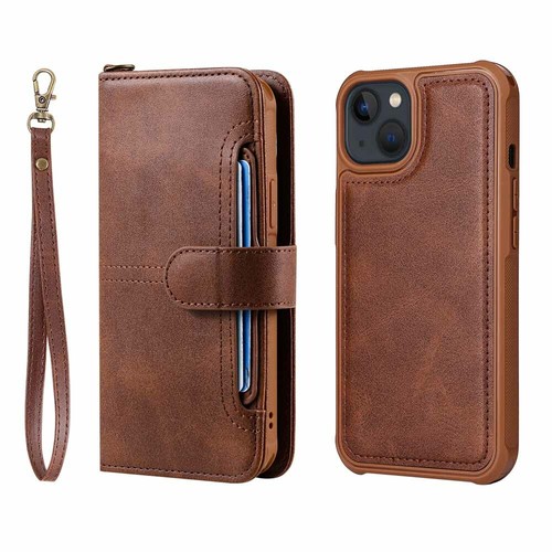 For iPhone 13 Pro 12 11 XS XR SE 6 7 8 Plus Detachable Wallet Leather Case Cover - Picture 5 of 48