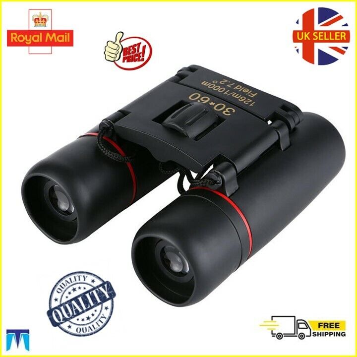 30 x 60 Original Sakura Mini Binoculars Day & Night Vision Telescopes Compact UK