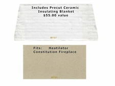 HEATILATOR CONSTITUTION FIREPLACE BAFFLE BOARD & BLANKET [PP2568] -SRV480-0510