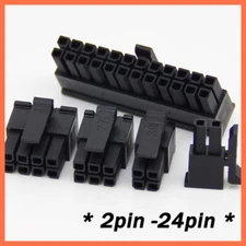Molex 3.0mm Multi Plug Connector 2/4/6/8/10/12/14/16/18/20/22/24 Pin Way