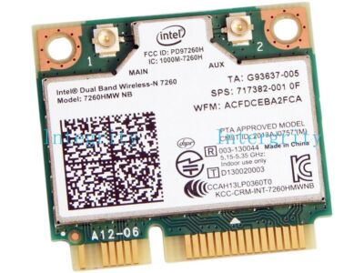 HP / fujitsu wifi Intel 7260HMW 717384-001 717382-001 784641-001 BT 717381-001