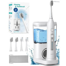 Hydropulseur Brosse Dents Electrique Combo 5 Modes IPX7 500ml
