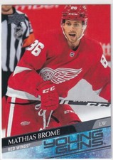 20/21 UD SERIES 2 MATHIAS BROME YOUNG GUNS RC SP ROOKIE #468