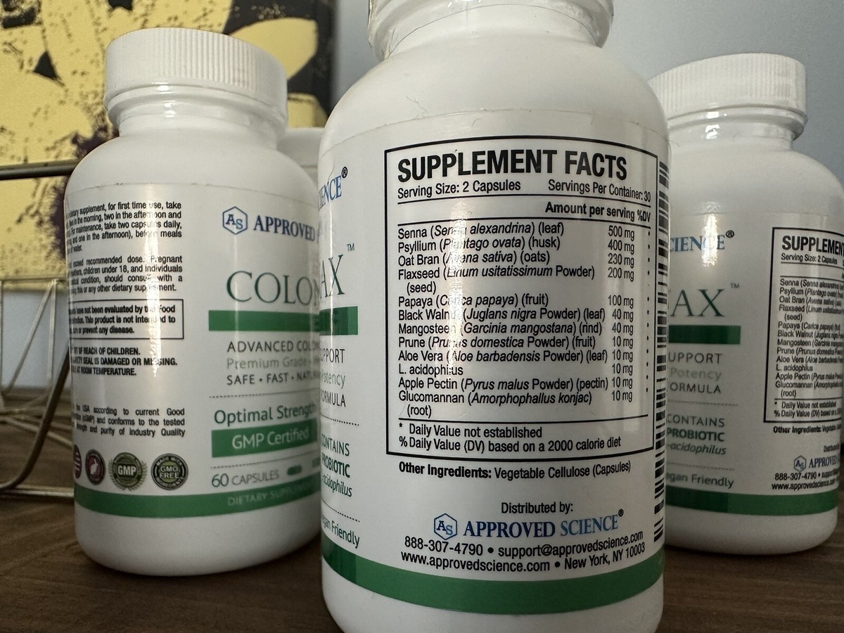 COLONAX -Approved Science -Advanced Colon Support 60 ea | eBay
