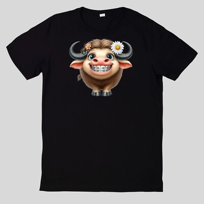Funny Animals T-Shirt With Braces Cotton Fun Fun Sayings Funny Cartoon