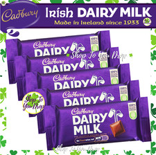5 IRISH CADBURY DAIRY MILK CHOCOLATE 53g BARS GIFT✨SPECIAL OFFER✨BB 7/26✨£11.95✨