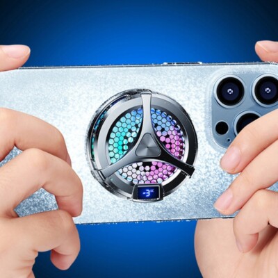 Rapid Cooling Cell Phones Accessory Compact Mobile Gaming Cooling Fan Heatsink